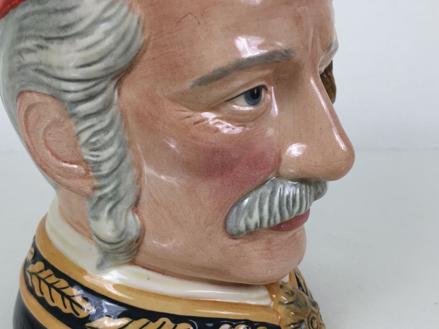 Royal Doulton Large The Great Generals Collection 'General Gordon' D6869 Character Pitcher 1990 Special Edition Of 1,500 [Photo 10]