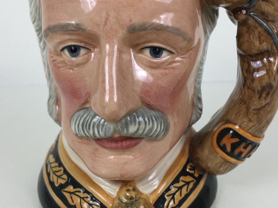 Royal Doulton Large The Great Generals Collection 'General Gordon' D6869 Character Pitcher 1990 Special Edition Of 1,500 [Photo 6]