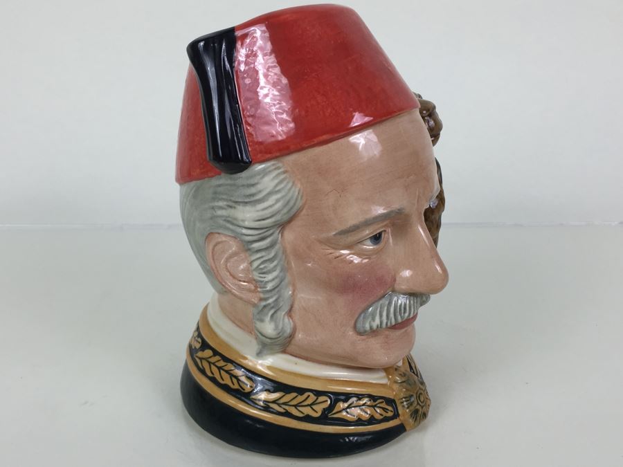 Royal Doulton Large The Great Generals Collection 'General Gordon' D6869 Character Pitcher 1990 Special Edition Of 1,500 [Photo 9]