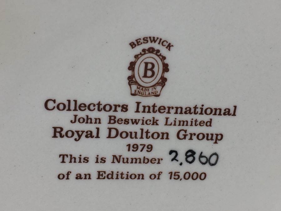 (6) Beswick Royal Doulton Group Mugs Christmas Carol Charles Dickens Limited Editions [Photo 33]