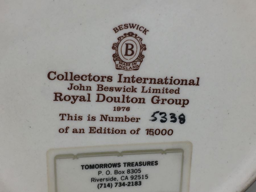 (6) Beswick Royal Doulton Group Mugs Christmas Carol Charles Dickens Limited Editions [Photo 42]