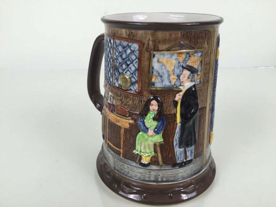 (6) Beswick Royal Doulton Group Mugs Christmas Carol Charles Dickens Limited Editions [Photo 46]