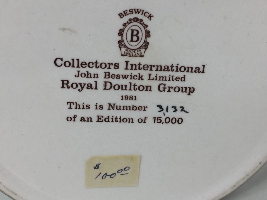 (6) Beswick Royal Doulton Group Mugs Christmas Carol Charles Dickens Limited Editions [Photo 17]