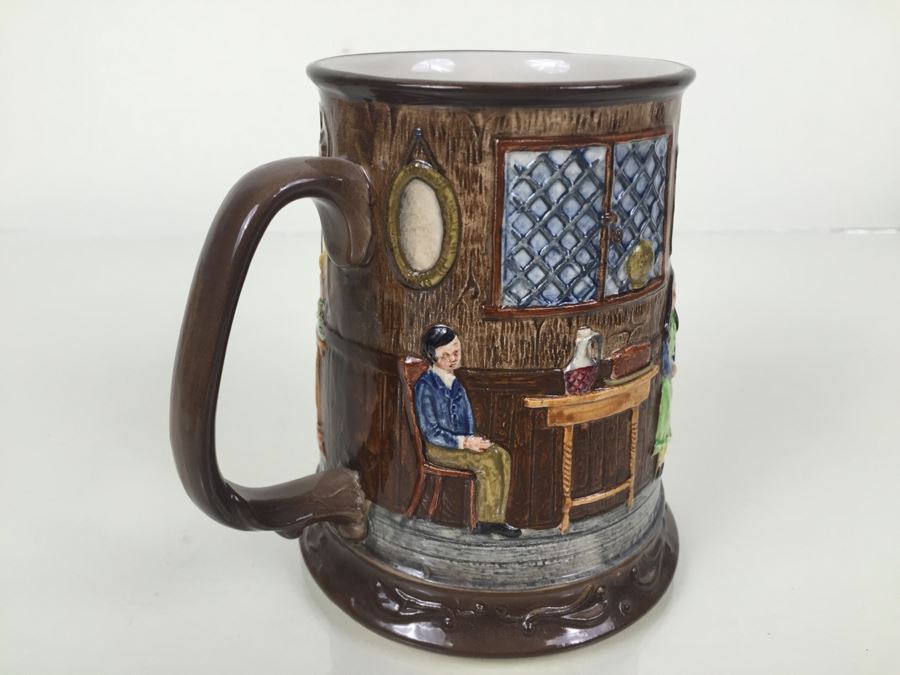 (6) Beswick Royal Doulton Group Mugs Christmas Carol Charles Dickens Limited Editions [Photo 45]