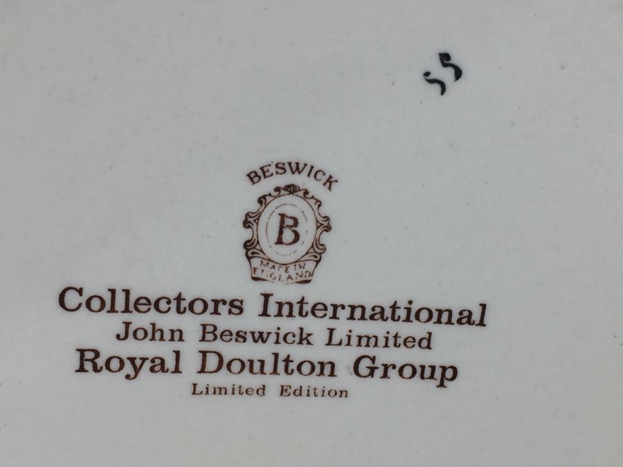 (6) Beswick Royal Doulton Group Mugs Christmas Carol Charles Dickens Limited Editions [Photo 11]