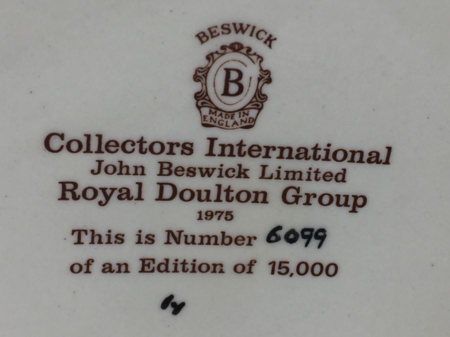 (6) Beswick Royal Doulton Group Mugs Christmas Carol Charles Dickens Limited Editions [Photo 50]