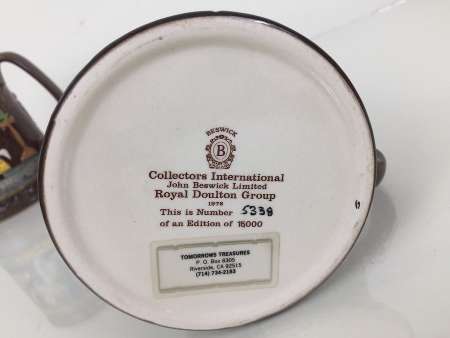 (6) Beswick Royal Doulton Group Mugs Christmas Carol Charles Dickens Limited Editions [Photo 41]