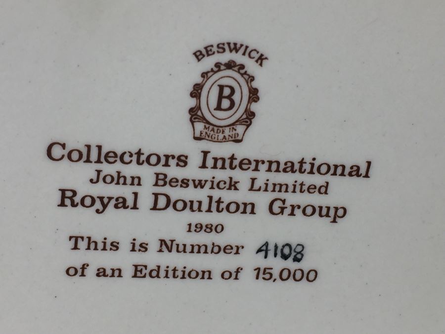 (6) Beswick Royal Doulton Group Mugs Christmas Carol Charles Dickens Limited Editions [Photo 25]