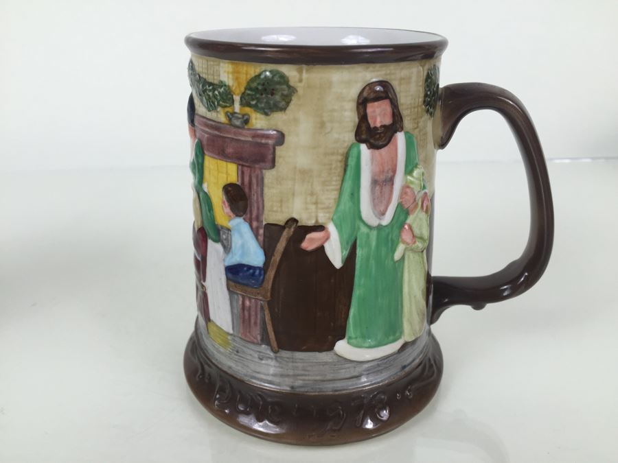 (6) Beswick Royal Doulton Group Mugs Christmas Carol Charles Dickens Limited Editions [Photo 42]