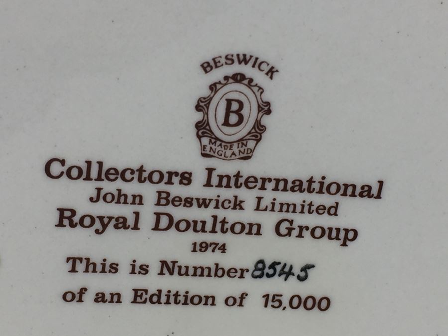 (6) Beswick Royal Doulton Group Mugs Christmas Carol Charles Dickens Limited Editions [Photo 41]