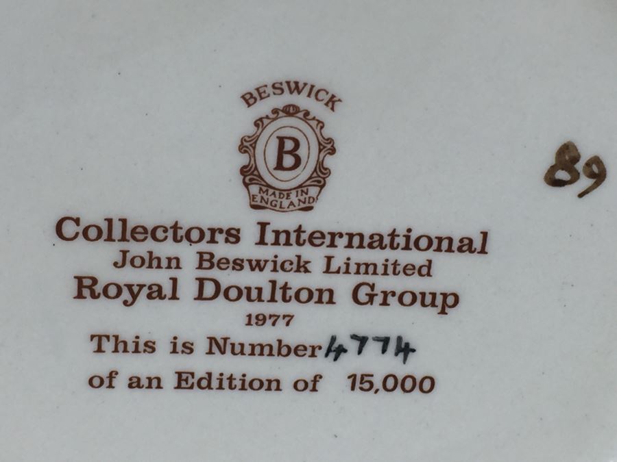 (6) Beswick Royal Doulton Group Mugs Christmas Carol Charles Dickens Limited Editions [Photo 17]