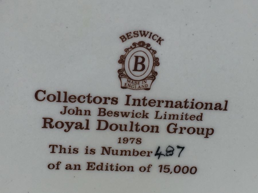 (6) Beswick Royal Doulton Group Mugs Christmas Carol Charles Dickens Limited Editions [Photo 49]