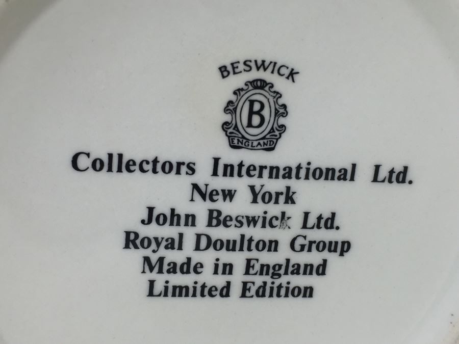 (6) Beswick Royal Doulton Group Mugs Christmas Carol Charles Dickens Limited Editions [Photo 10]