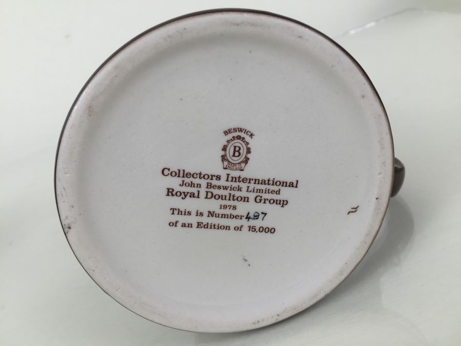 (6) Beswick Royal Doulton Group Mugs Christmas Carol Charles Dickens Limited Editions [Photo 48]