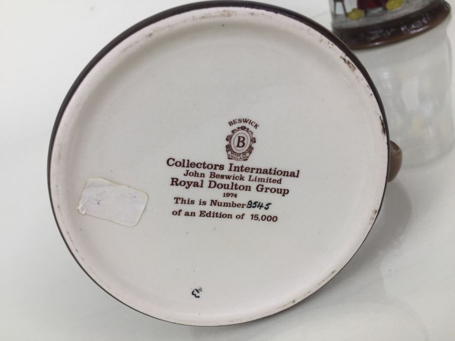 (6) Beswick Royal Doulton Group Mugs Christmas Carol Charles Dickens Limited Editions [Photo 40]