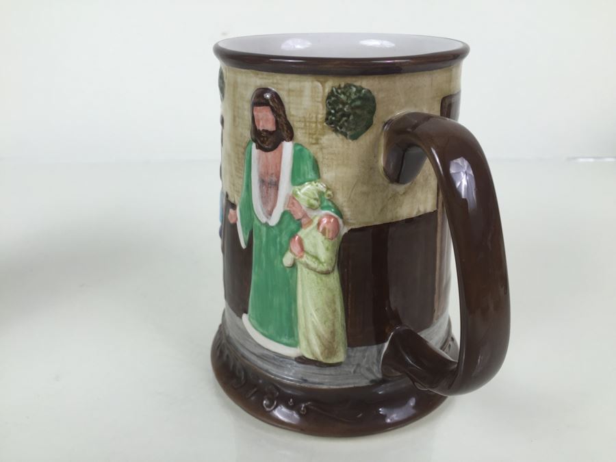 (6) Beswick Royal Doulton Group Mugs Christmas Carol Charles Dickens Limited Editions [Photo 43]