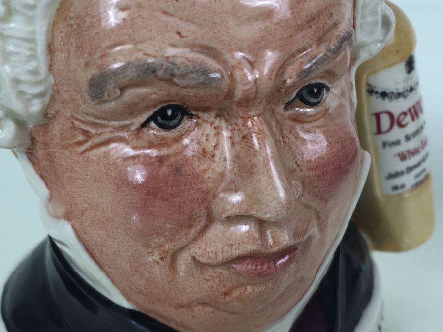 (3) Royal Doulton Character Jugs Liquor Advertising Dewar's, Beam Whiskey And Pick-Kwik Wines And Spirits Derby Limited Edition Of 2,000 [Photo 15]