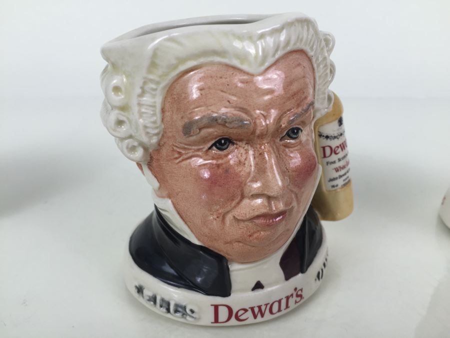 (3) Royal Doulton Character Jugs Liquor Advertising Dewar's, Beam Whiskey And Pick-Kwik Wines And Spirits Derby Limited Edition Of 2,000 [Photo 14]
