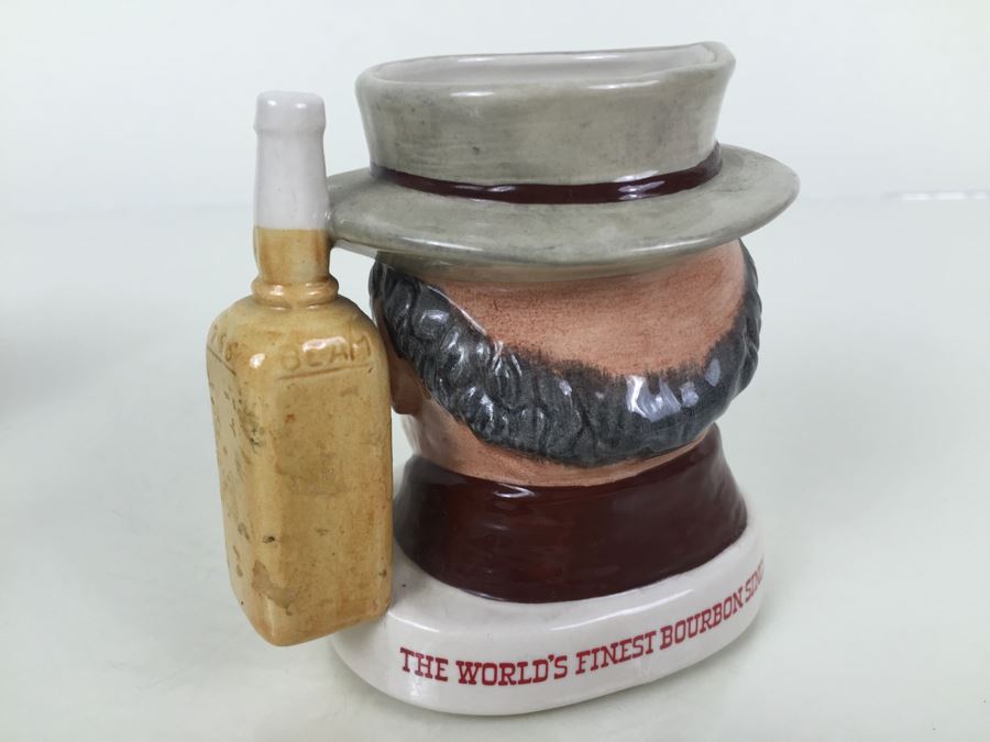 (3) Royal Doulton Character Jugs Liquor Advertising Dewar's, Beam Whiskey And Pick-Kwik Wines And Spirits Derby Limited Edition Of 2,000 [Photo 21]