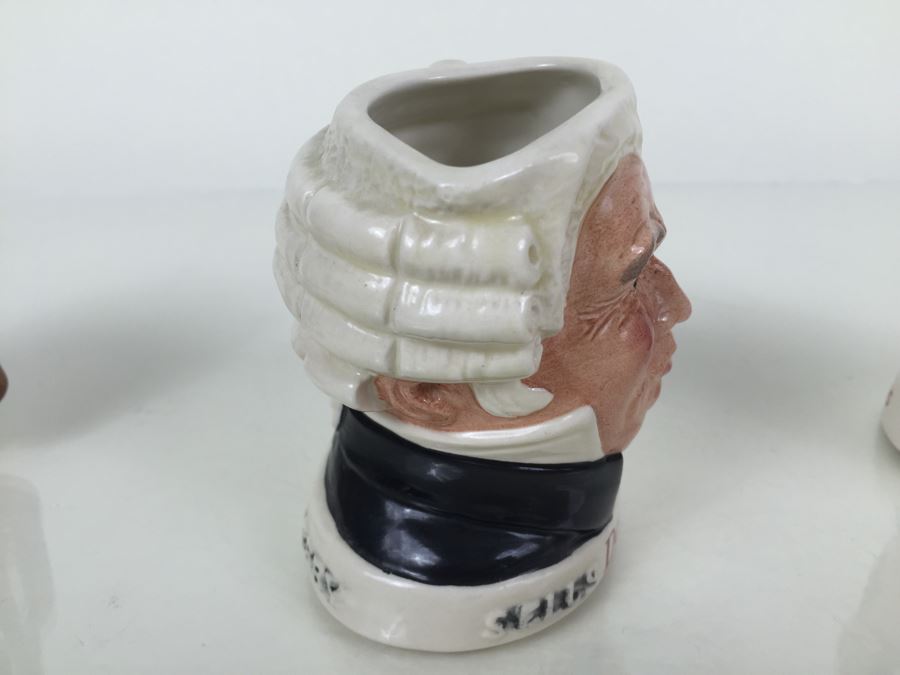 (3) Royal Doulton Character Jugs Liquor Advertising Dewar's, Beam Whiskey And Pick-Kwik Wines And Spirits Derby Limited Edition Of 2,000 [Photo 13]