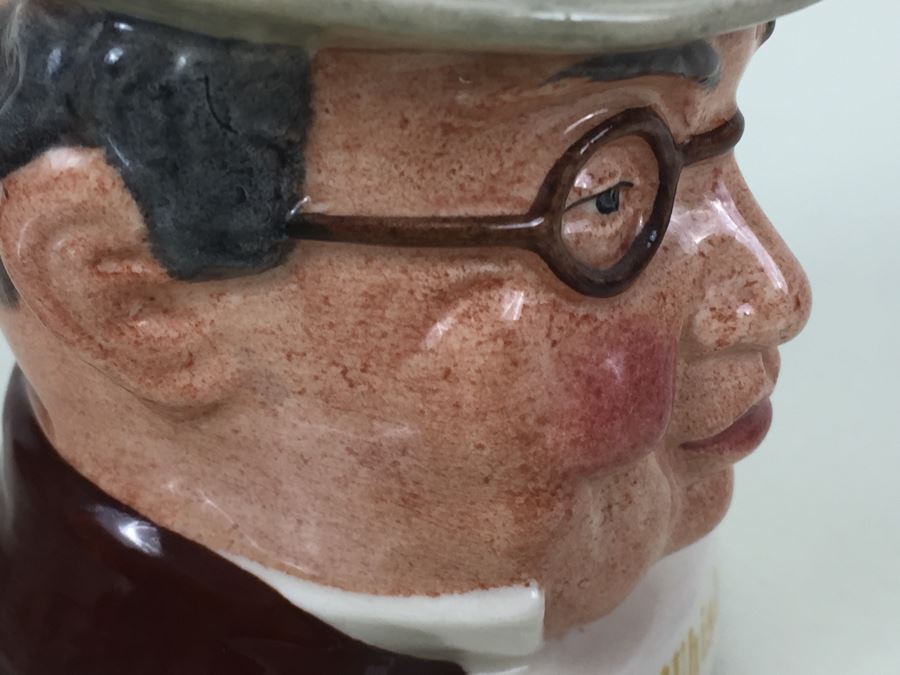 (3) Royal Doulton Character Jugs Liquor Advertising Dewar's, Beam Whiskey And Pick-Kwik Wines And Spirits Derby Limited Edition Of 2,000 [Photo 24]