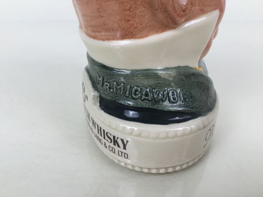 Royal Doulton Character Jug Mr. Micawber Pickwick Whiskey Ceramics First Of A Series Pick Kwik Wines & Spirits Advertising [Photo 9]