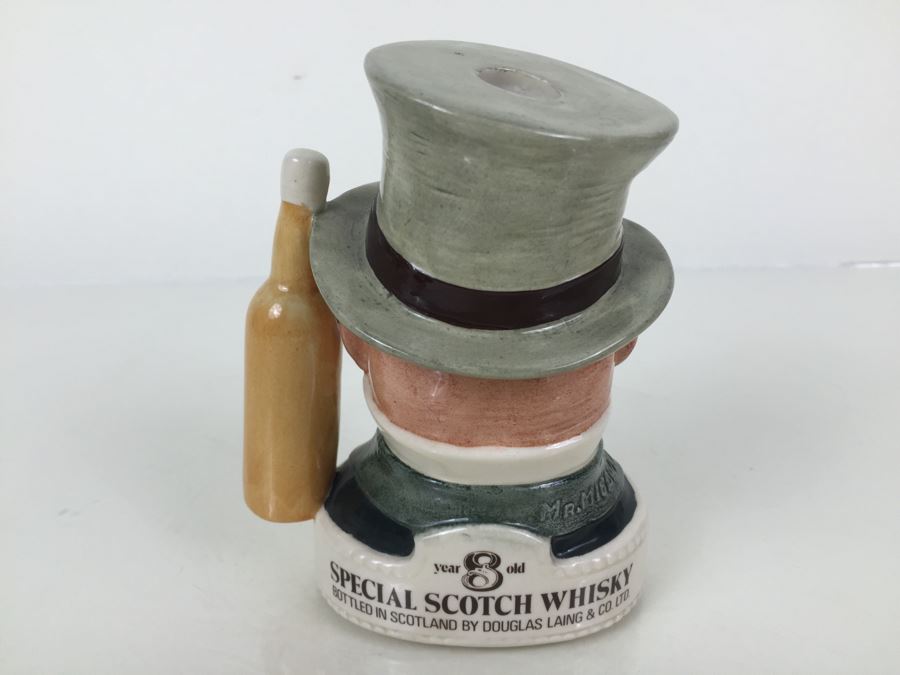 Royal Doulton Character Jug Mr. Micawber Pickwick Whiskey Ceramics First Of A Series Pick Kwik Wines & Spirits Advertising [Photo 2]