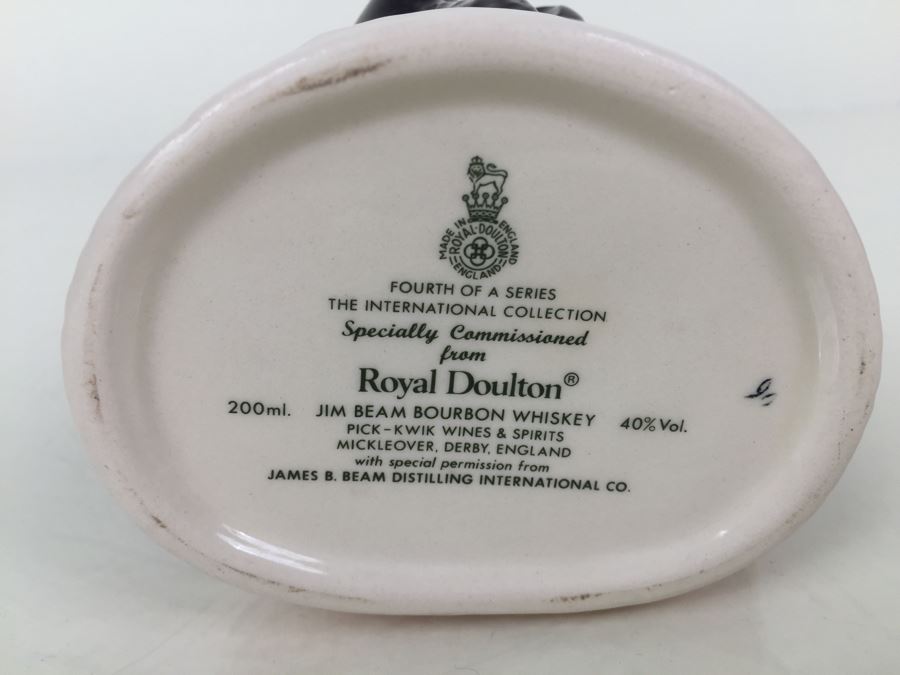 Royal Doulton Character Jug Fourth Of A Series Samurai Warrior Jim Beam Bourbon Whiskey Advertising [Photo 3]