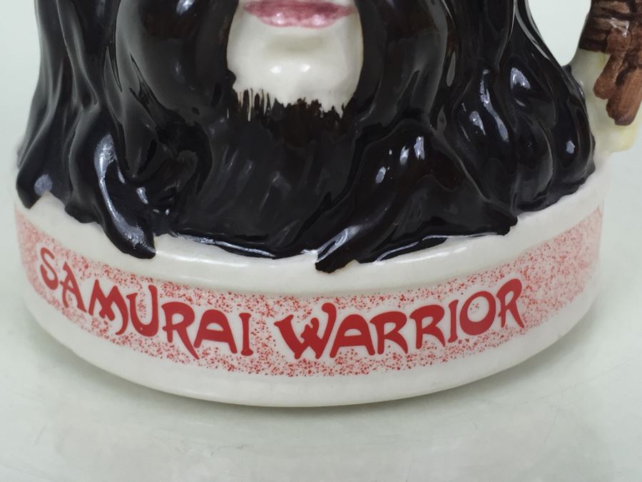Royal Doulton Character Jug Fourth Of A Series Samurai Warrior Jim Beam Bourbon Whiskey Advertising [Photo 6]