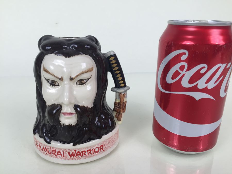Royal Doulton Character Jug Fourth Of A Series Samurai Warrior Jim Beam Bourbon Whiskey Advertising [Photo 4]
