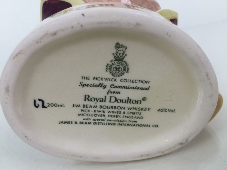 Royal Doulton Character Jug The Pickwick Collection Town Crier Jim Beam Bourbon Whiskey Advertising [Photo 3]