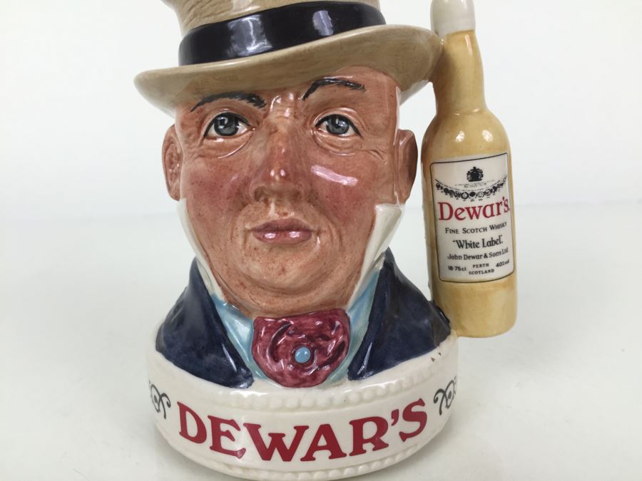 Royal Doulton Character Jug Mr. Micawber Dewars White Label First Of A Series Advertising [Photo 2]