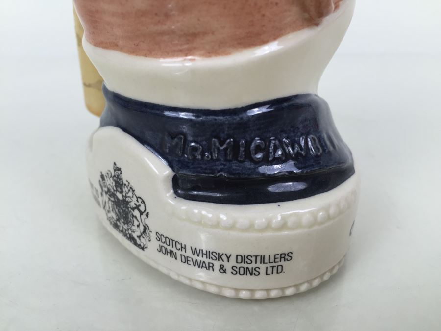 Royal Doulton Character Jug Mr. Micawber Dewars White Label First Of A Series Advertising [Photo 8]
