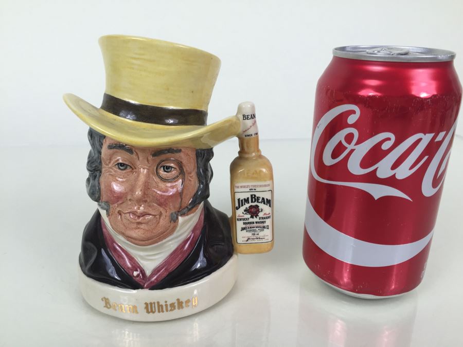 Royal Doulton Character Jug Old Mr. Turveydrop The Pickwick Collection Jim Beam Bourbon Whiskey Advertising [Photo 4]
