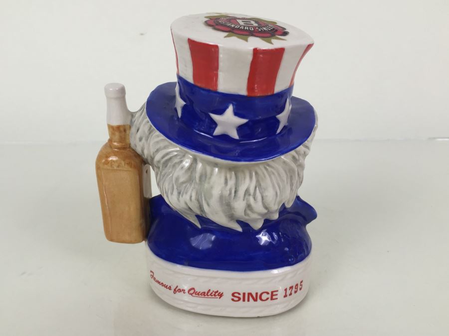 Royal Doulton Character Jug Jim Beam Bourbon Whiskey Uncle Sam Advertising [Photo 8]