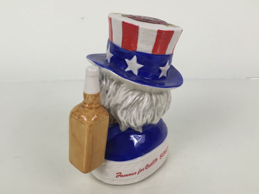 Royal Doulton Character Jug Jim Beam Bourbon Whiskey Uncle Sam Advertising [Photo 7]