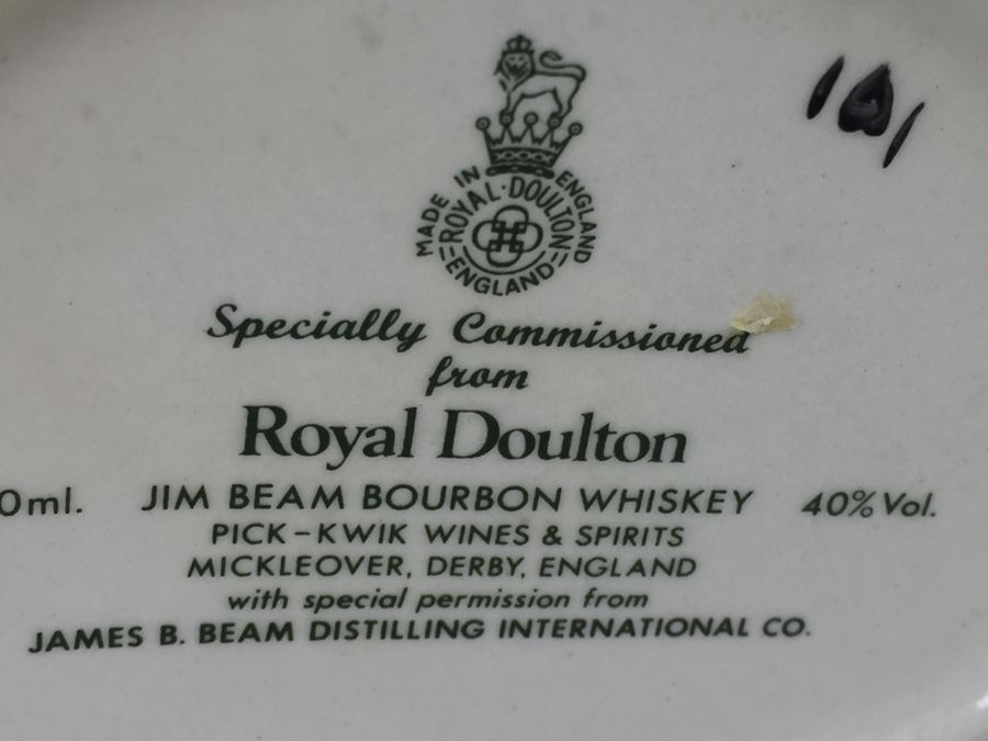 Royal Doulton Character Jug Jim Beam Bourbon Whiskey Uncle Sam Advertising [Photo 13]
