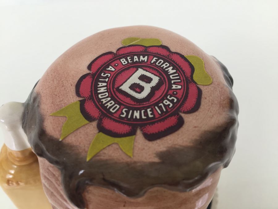 Royal Doulton Character Jug Double Header Mr. Pickwick & Sam Weller Pickwick Collection Jim Beam Bourbon Whiskey Advertising [Photo 8]