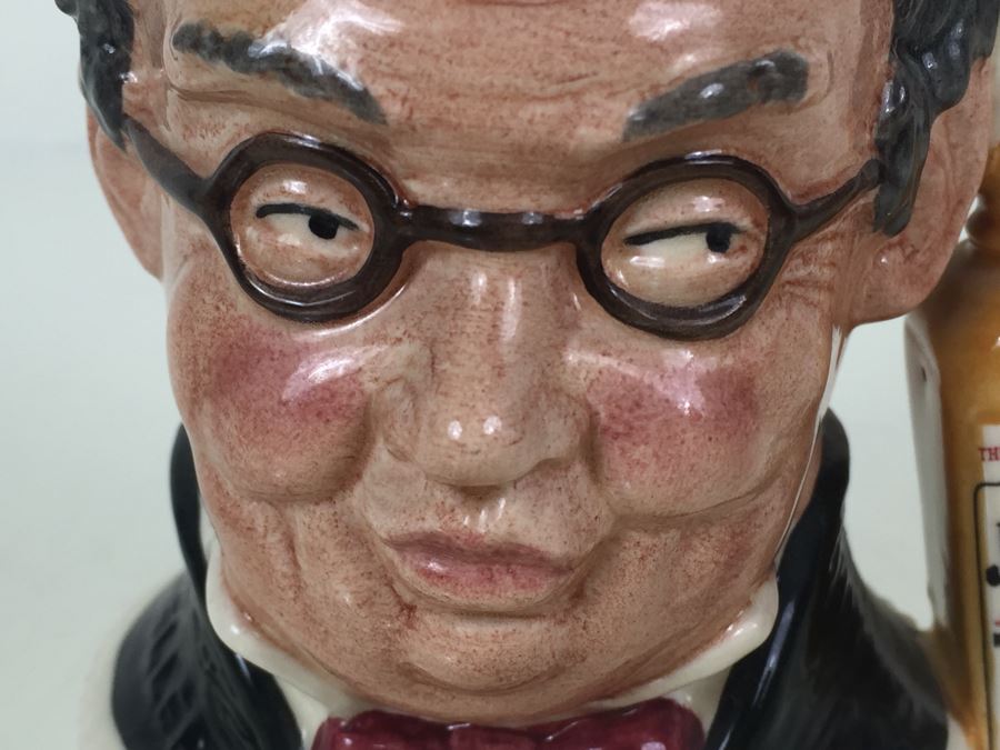 Royal Doulton Character Jug Double Header Mr. Pickwick & Sam Weller Pickwick Collection Jim Beam Bourbon Whiskey Advertising [Photo 12]