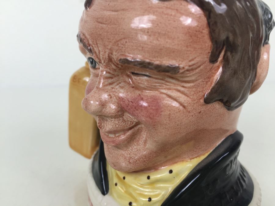 Royal Doulton Character Jug Double Header Mr. Pickwick & Sam Weller Pickwick Collection Jim Beam Bourbon Whiskey Advertising [Photo 7]