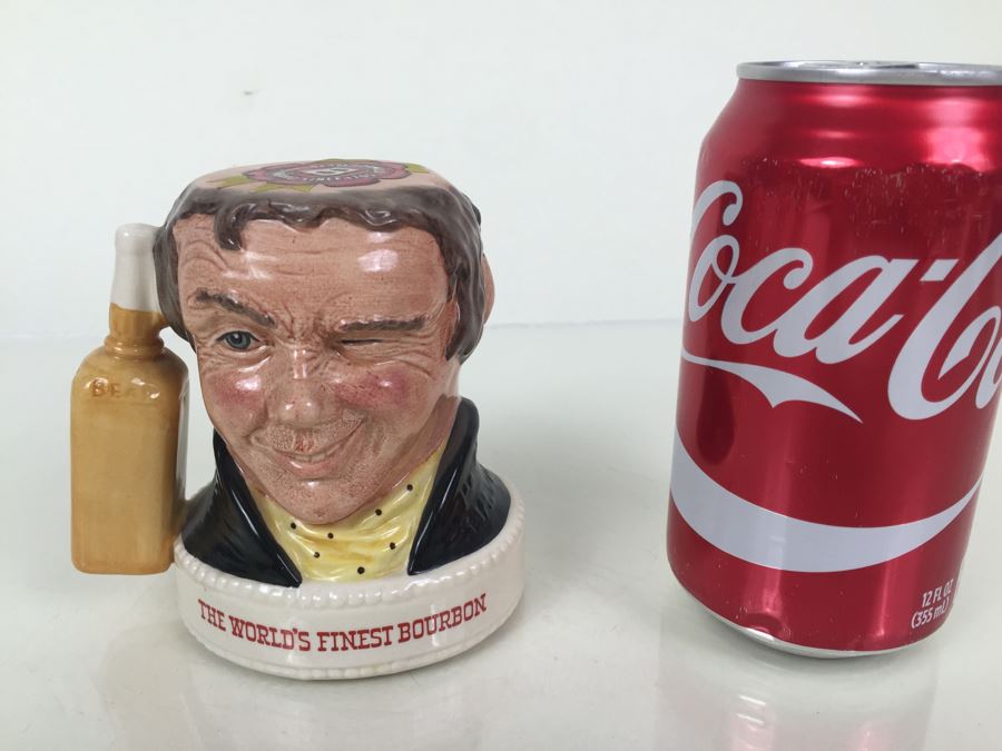 Royal Doulton Character Jug Double Header Mr. Pickwick & Sam Weller Pickwick Collection Jim Beam Bourbon Whiskey Advertising [Photo 4]