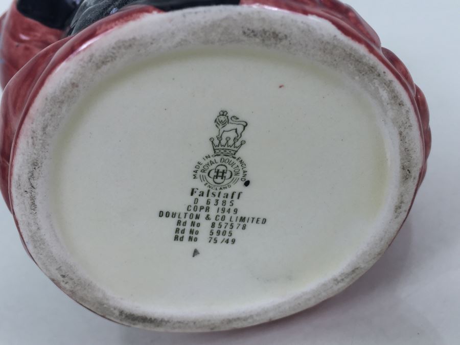 Royal Doulton Character Jug Liquor Decanter 'Falstaff' D6385 1949 [Photo 3]
