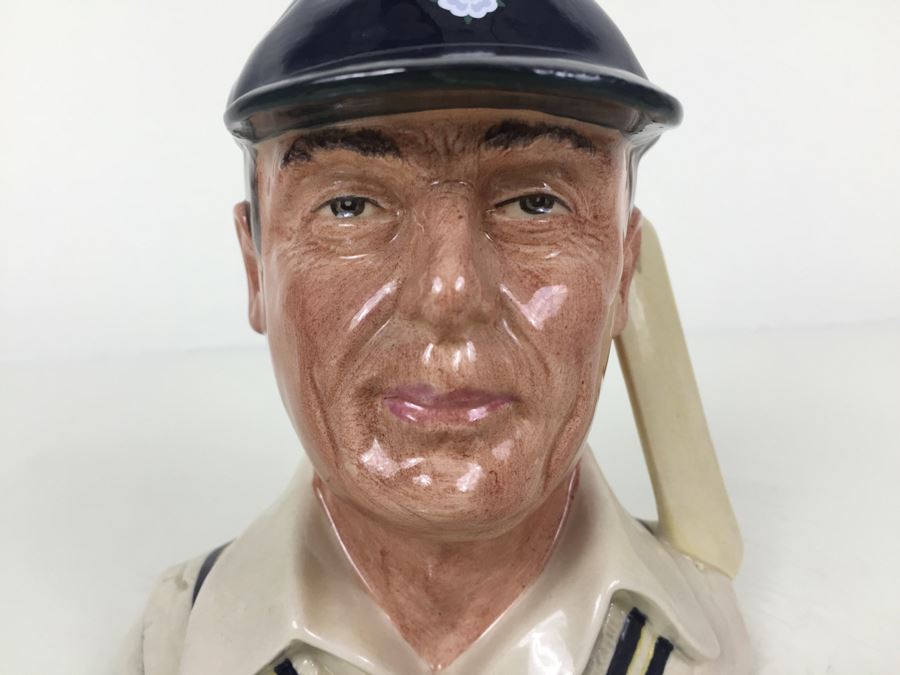 Royal Doulton Medium Character Jug The Hampshire Cricketer D6739 1985 Limited Edition 577 Of 5,000 [Photo 5]