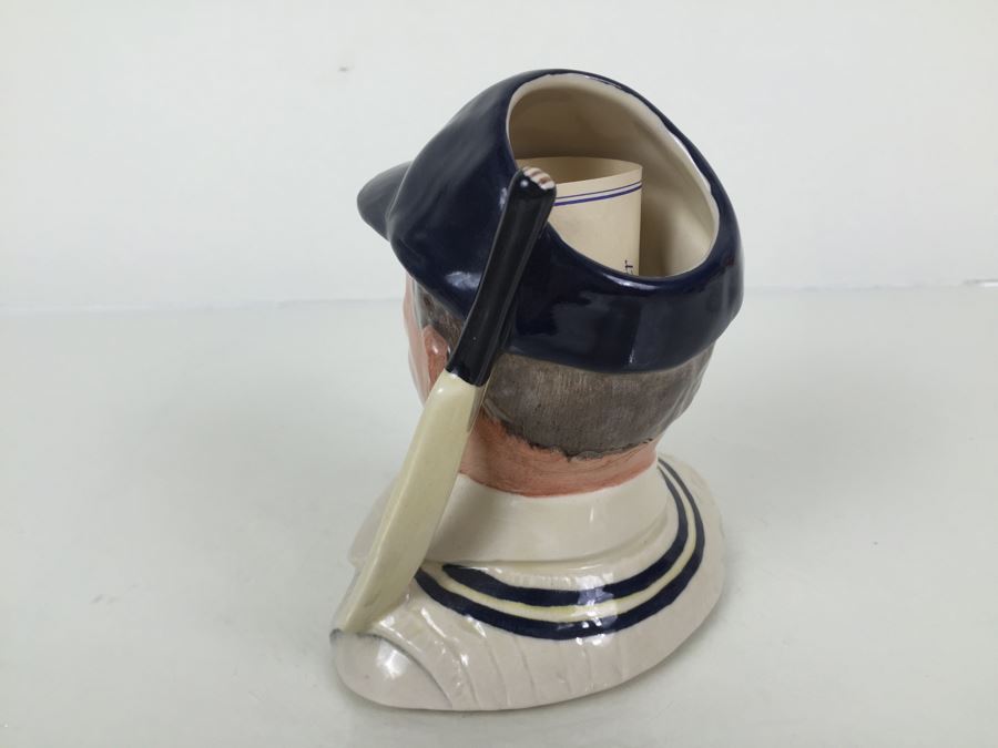 Royal Doulton Medium Character Jug The Hampshire Cricketer D6739 1985 Limited Edition 577 Of 5,000 [Photo 6]