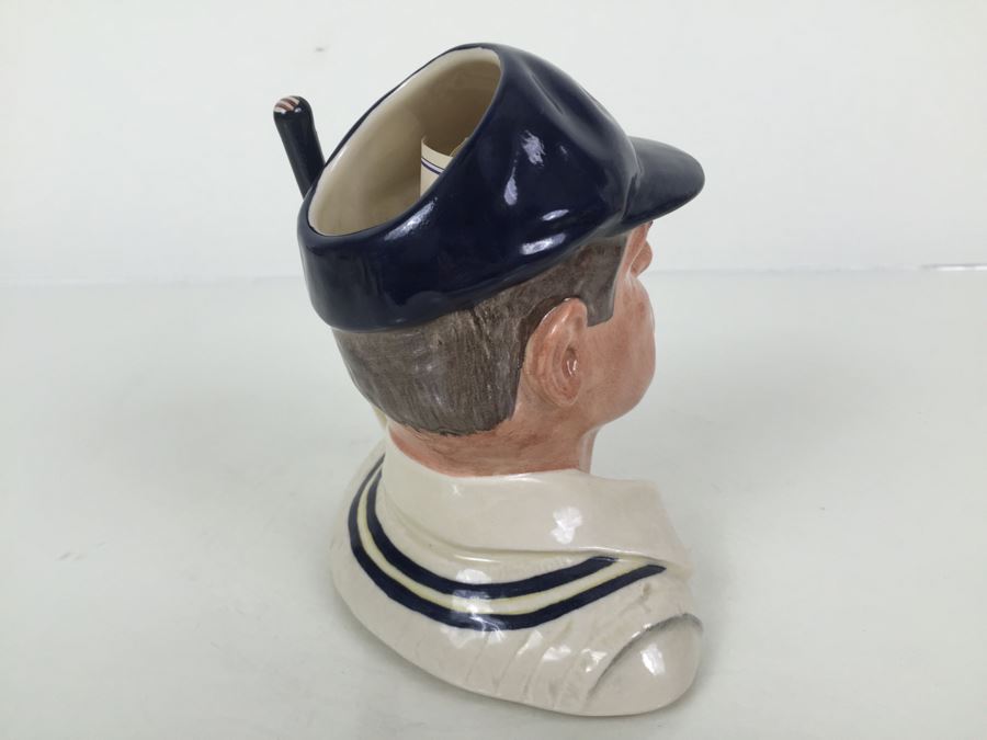 Royal Doulton Medium Character Jug The Hampshire Cricketer D6739 1985 Limited Edition 577 Of 5,000 [Photo 7]