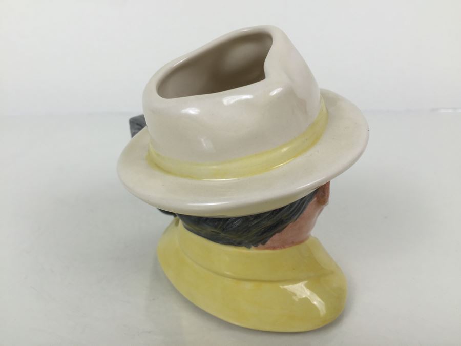 Royal Doulton Small Character Jug 'The Bowls Player' D6896 1991 Signed By Michael Doulton [Photo 7]