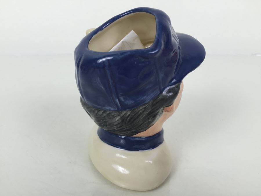 Royal Doulton Small Character Jug 'The Baseball Player' D6878 1990 [Photo 6]
