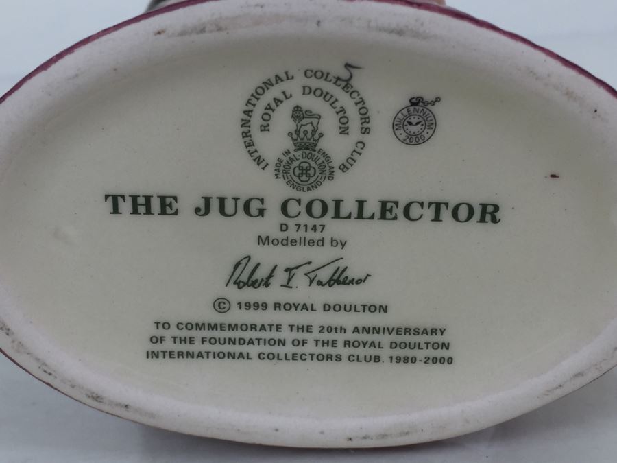 Royal Doulton Small Character Jug 'The Jug Collector' D7147 1999 [Photo 3]