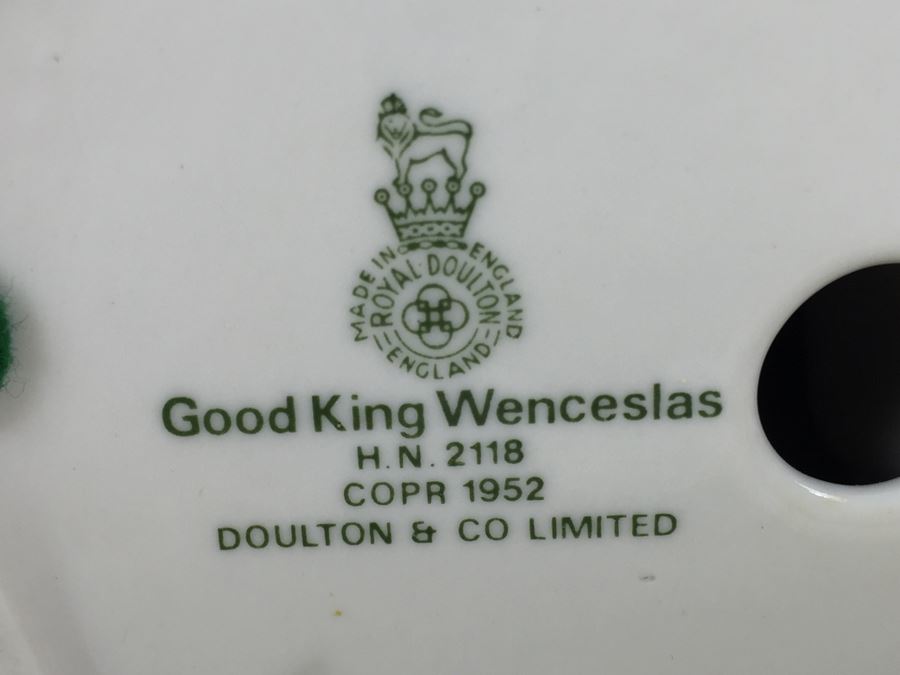Royal Doulton Large Figure 'Good King Wenceslas' HN2118 1952 [Photo 15]