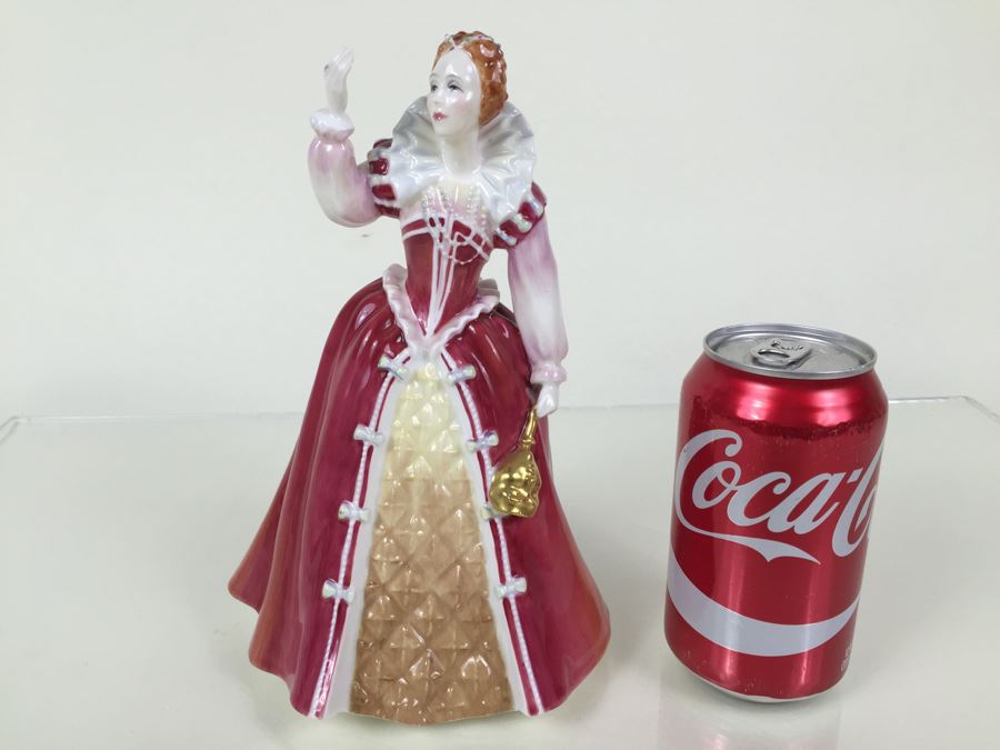 Royal Doulton Figure Queens Of The Realm 'Queen Elizabeth I' HN3099 1986 Limited Edition 81 Of 5,000 [Photo 4]